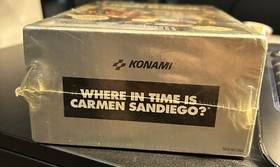 Where In Time Is Carmen Sandiego (Nintendo NES) NEW Factory Sealed Konami
