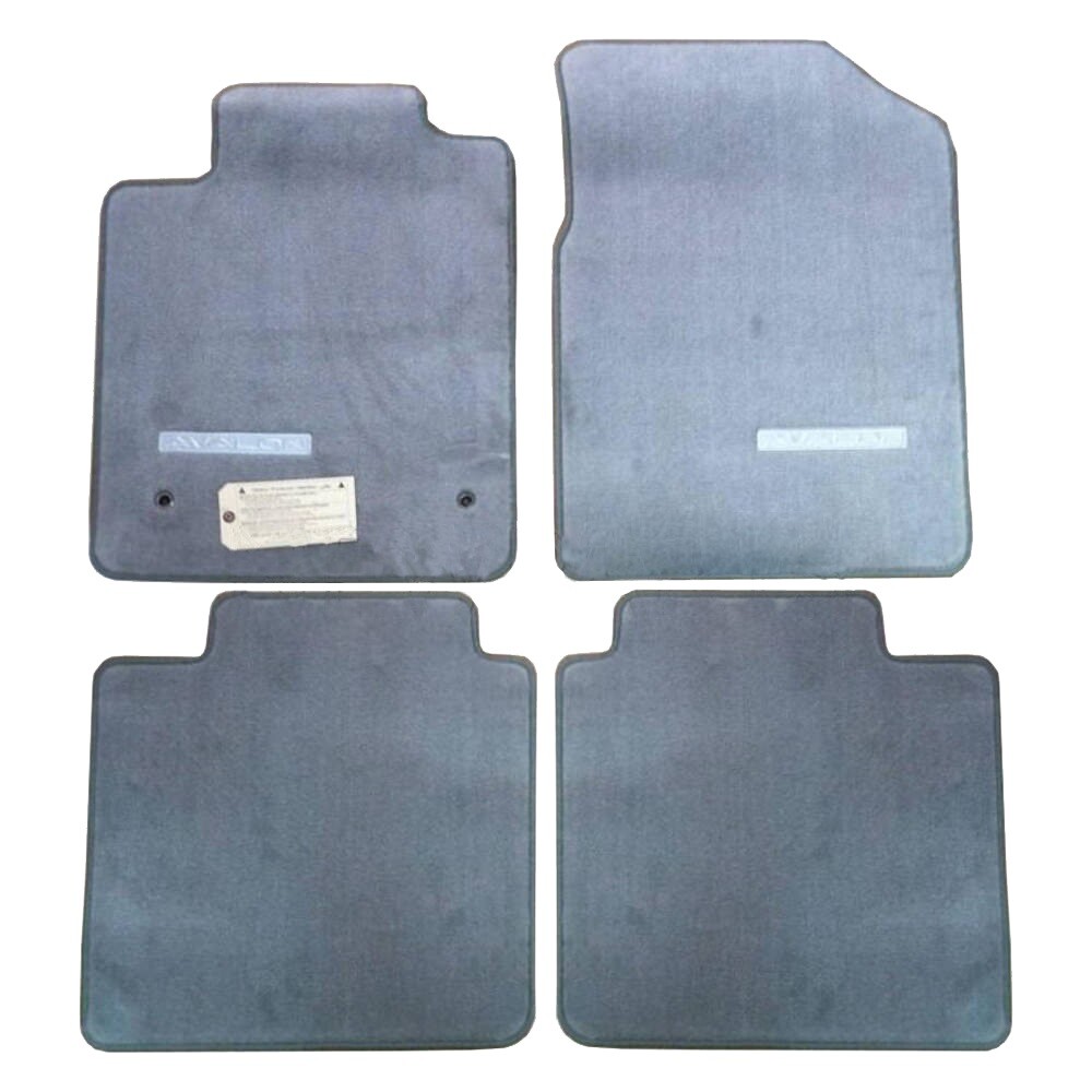 Genuine OEM Carpet Light Gray Front & Rear Floor Mat Set For Toyota