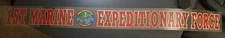 US 1st MARINE EXPEDITIONARY FORCE MILITARY WIDE BUMPER / WINDOW STICKER DECAL!