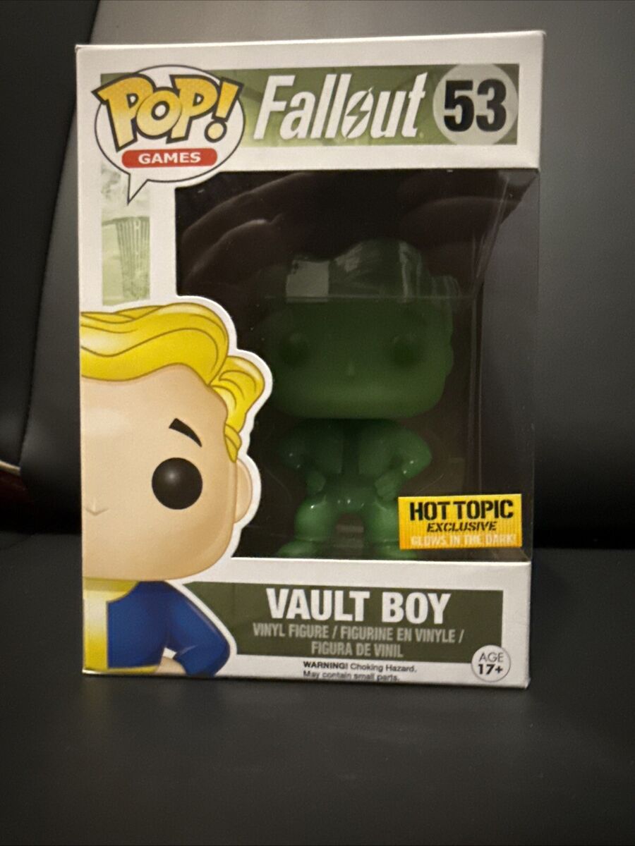 Funko Pop! Vinyl: Fallout - Vault Boy - (Glow , Green) - Hot Funko Pop! Vinyl: Fallout - Vault Boy - (Glow , Green) - Hot