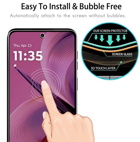 2PCS Motorola Moto G35 G45 G55 G75 Tempered Glass Film Cover Screen Protector - 第 4/8 張圖片