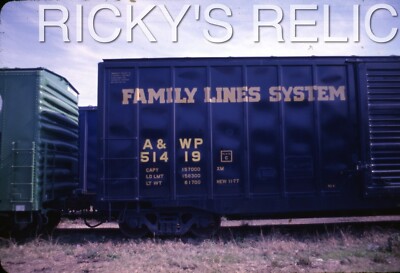 Duplicate Slide AWP #51419 Boxcar Atlanta & West Point Milton FL 1978 New Paint