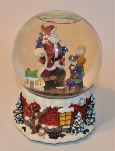 1999 Maison pour Vacances SANTA'S Atelier Musical Boule W Boîte Sans Musique - Picture 2 of 4