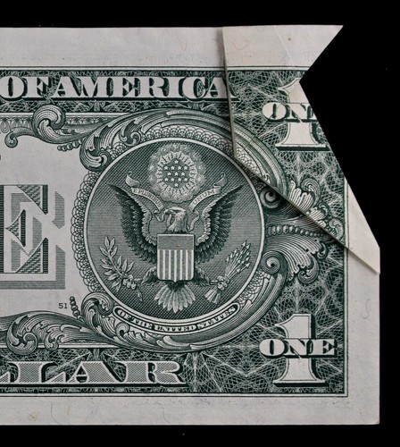 EXTERIOR MULTIPLE FOLD CUTTING ERROR $1 1993 FRN F38519469G High Grade - Picture 6 of 8