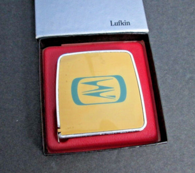Vintage Lufkin 6ft Tape Measure with Motorola Logo in Box USA Made