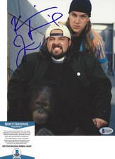 KEVIN SMITH & JASON MEWES SIGNED 'CLERKS' 8x10 MOVIE PHOTO B BECKETT COA BAS