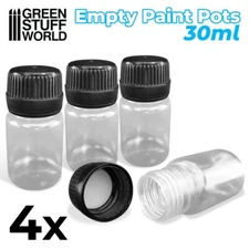 Spare 30ml Pots for Mixes - paint mixing balls shake colours wargames