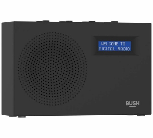 Bush Portable Compact DAB FM Radio LCD Display 8242303 Black (A-) - Picture 2 of 5