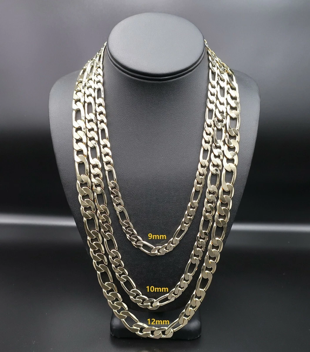 8mm Thick Figaro Gold Filled Chain