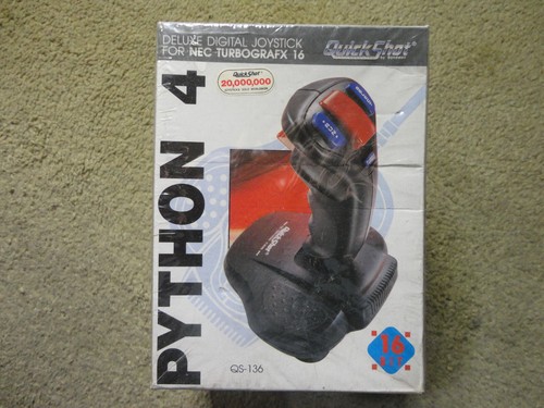 *NEW Sealed* Python 4 Joystick Controller for NEC Turbografx 16 Quick Shot rare