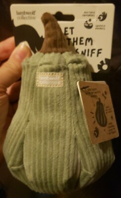 LAMBWOLF COLLECTIVE BUTTERNUT SQUASH 6'' Multiple Squeakers And Snuffle Pockets