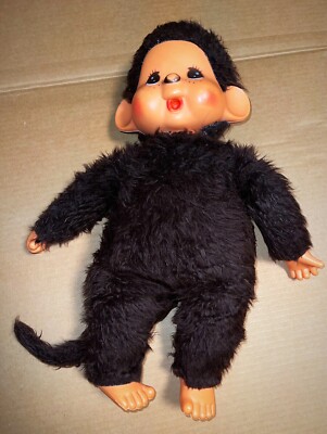 Monchichi Moncici Mon Chichi Mon Chi Chi Vintage toy 47 cm