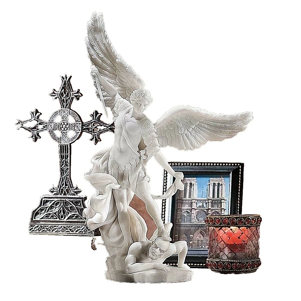 Decoración religiosa tradicional de mármol Design Toscano esculturas y estatuillas