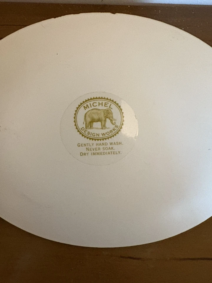 Michel Design Works Glass Soap Dish "Spruce" Christmas Holiday - Image 3 of 4