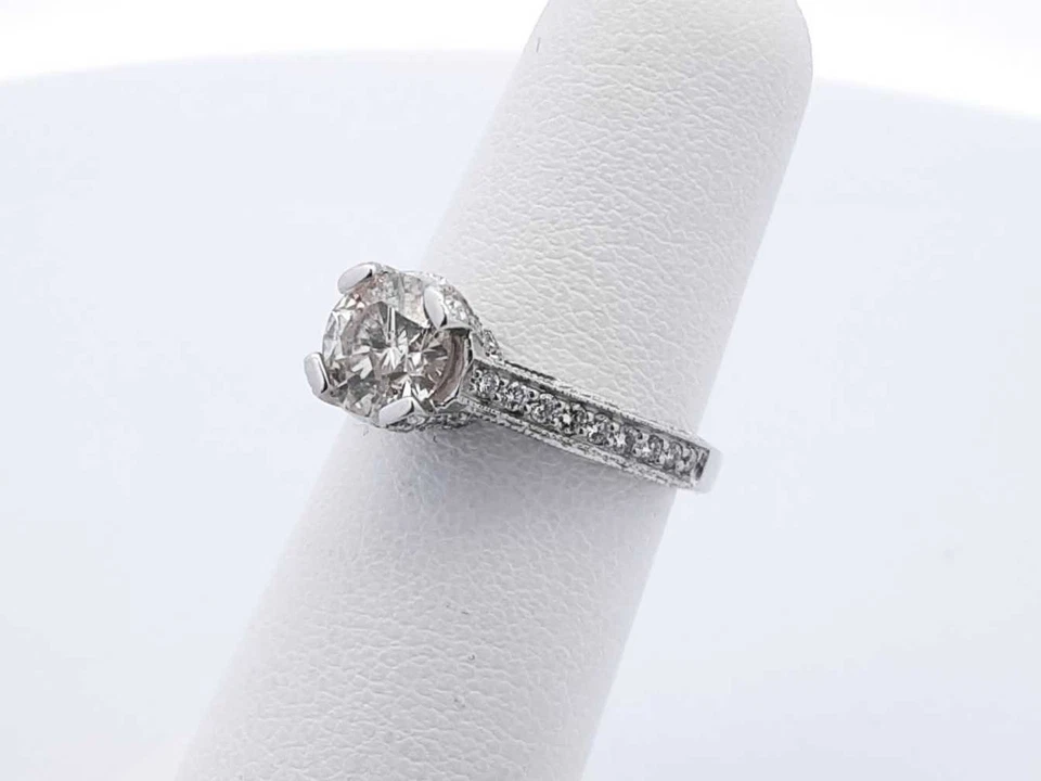 1.53 Cttw Diamond & 14k White Gold Ring Size 5.25 Fw0424rpxdu - Image 2 of 4