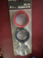 Tool Bench Hardware Pack of 6 Wire Set - Red, Black, Silver - 33 ft / 10m kit