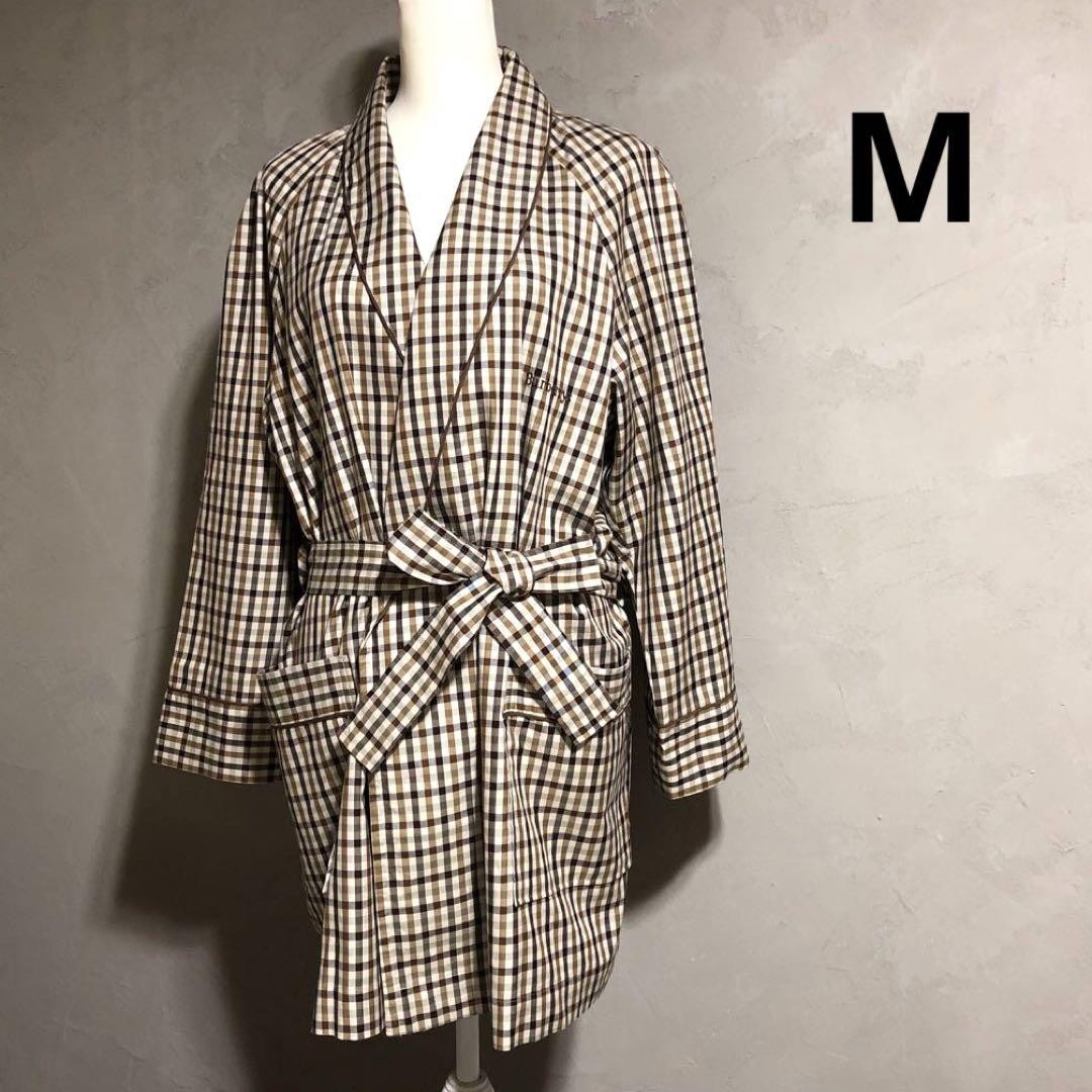 80 90S Burberry S Gown Coat Check Old