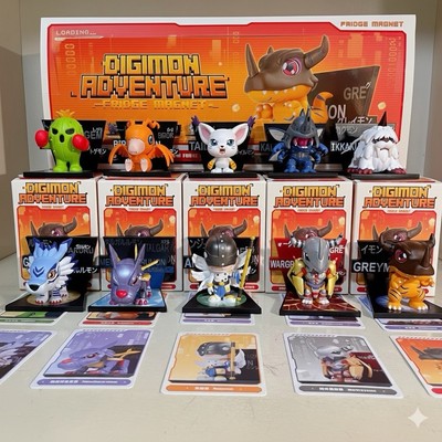POP MART Digimon Adventure Kühlschrankmagnet Serie Figuren Blind Box bestätigt