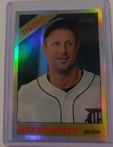 Max Scherzer #469 2015 Topps Heritage card