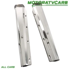 ALL-CARB 30" Stainless Steel Straight Mud Flap Hanger 1 1/8 Bolt Truck Tapered
