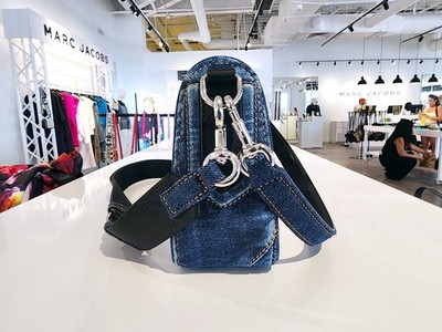 Latest Authentic Marc Jacobs Denim Convertible Shoulder Bag