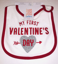 Carter  s Baby My First Valentine  s Day Heart Teething Bib