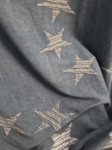 Nuevo con etiquetas Camiseta sin mangas XL de cable y calibre para mujer Denim azul blanco estrellas patriótica - Imagen 4 de 10