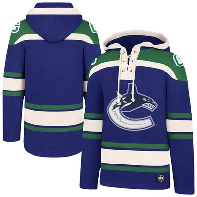 Men's '47  Royal Vancouver Canucks Superior Lacer Hoodie