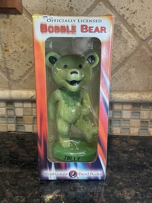 レアCandy man;Grateful dead bear Rare Jolly Grateful Dead Bobble Head Bear 2001 Collectible Series