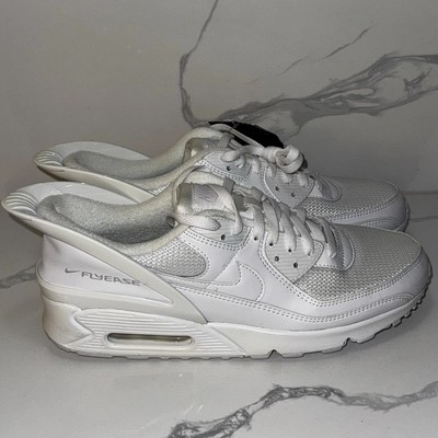 Nike Air Max 90 FlyEase Triple White Size 12 (Women’s) CU0814 102