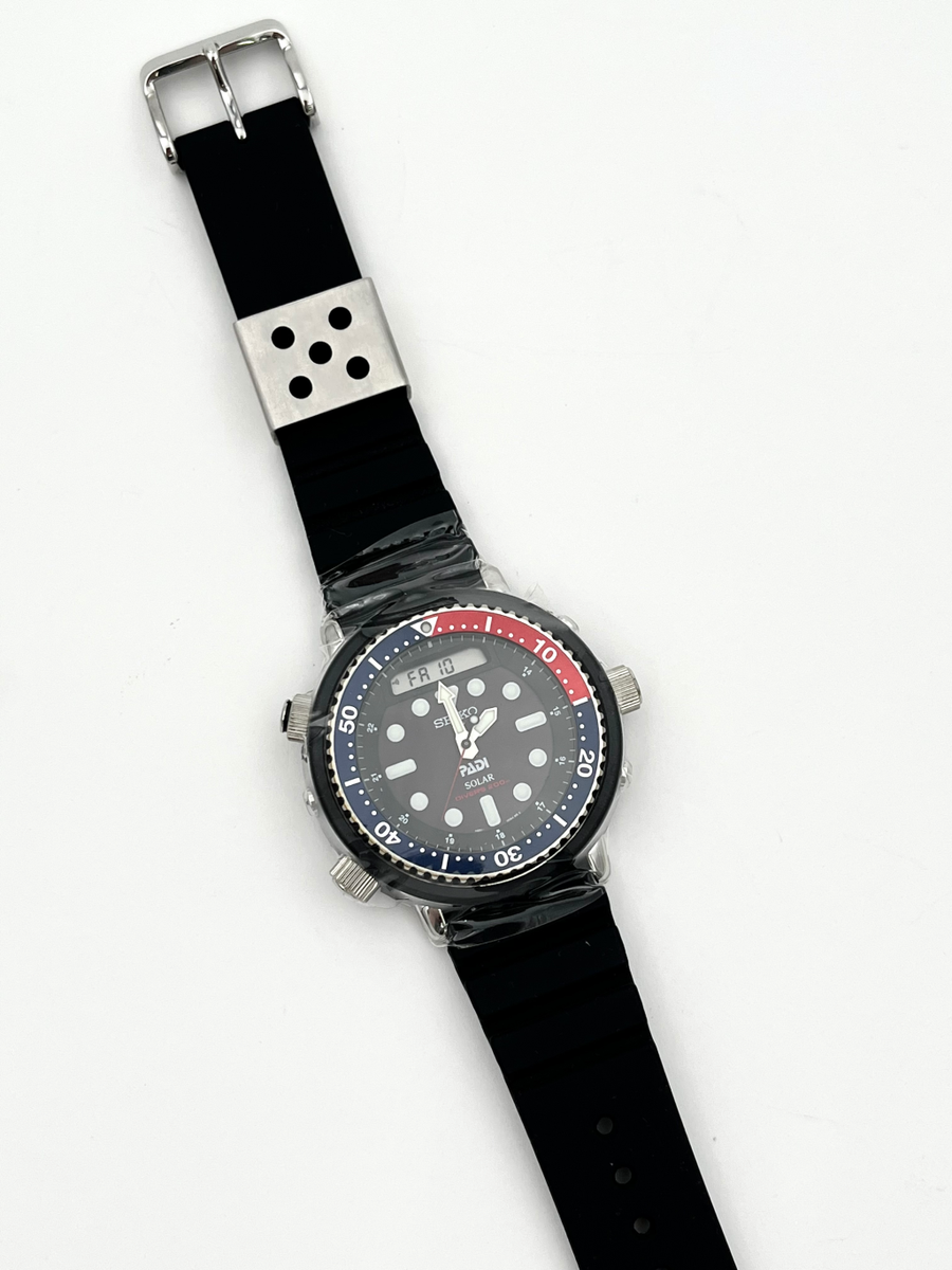 SEIKO Prospex SNJ027P1 Solar Driver Arnie Padi 200m Ana-Digi