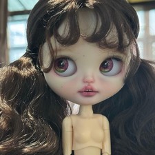 Neo Blythe Size Doll Custom ICY Doll Full Set - OOAK Handmade Art Doll Cute