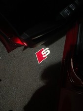 AUDI BEAM LOGO S LED DE ACCESO BIENVENIDA PUERTA LUZ ORIGINAL