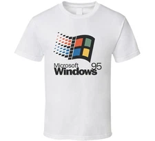 Microsoft Windows 95 Logo T Shirt