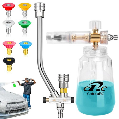 #ad Foam Cannon Kit for Pressure Washer ＆ Car Wash Sprayer Includes Dual Connec... $38.47