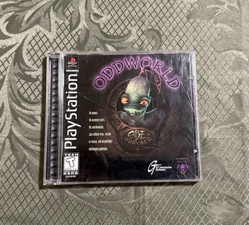 Oddworld Abe's Oddysee PS1 PlayStation 1 Complete CIB + Reg Card