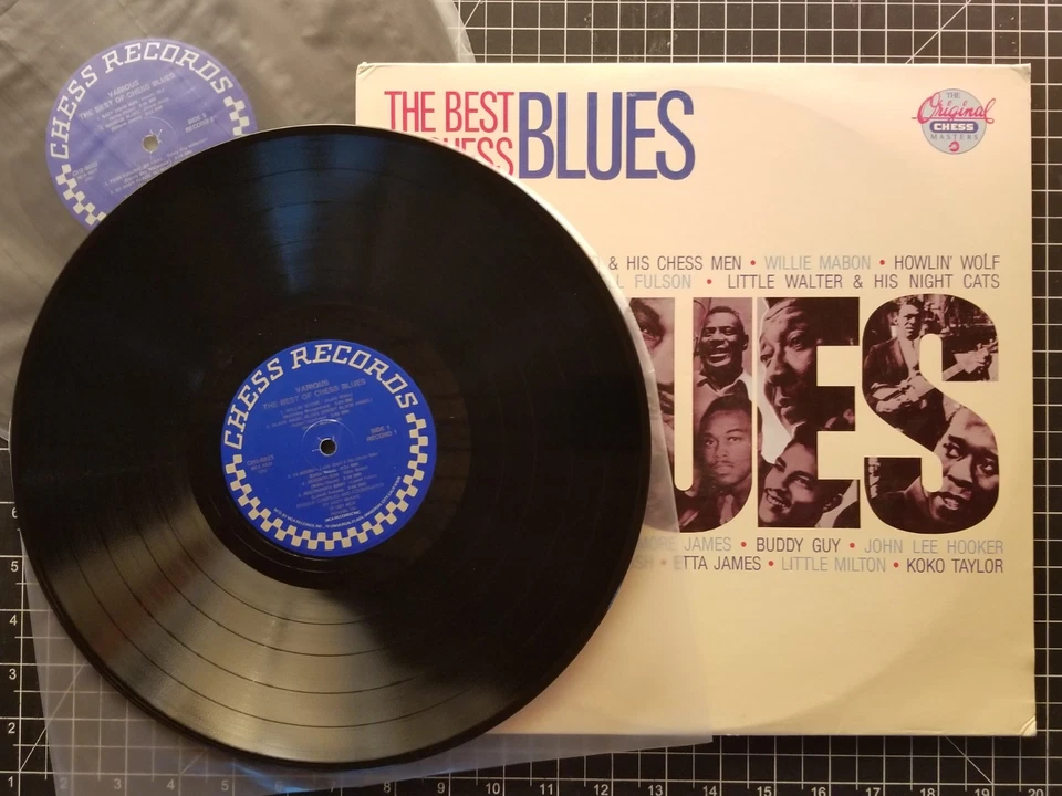 THE BEST OF CHESS BLUES 2LPs 1987 VG+/VG+ MUDDY WATERS Vinyl JOHN LEE HOOKER - Image 2 of 4