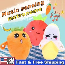 Banana Toy Electronic Music Plush Toy Touch S...