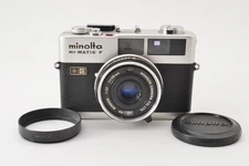 [ Near MINT w/ Hood ] Minolta Hi- Matic F  From JAPAN