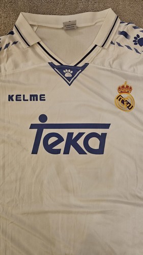 Hugo Sanchez Hand Signed Real Madrid Jersey#9 With Beckett COA - Picture 3 of 6