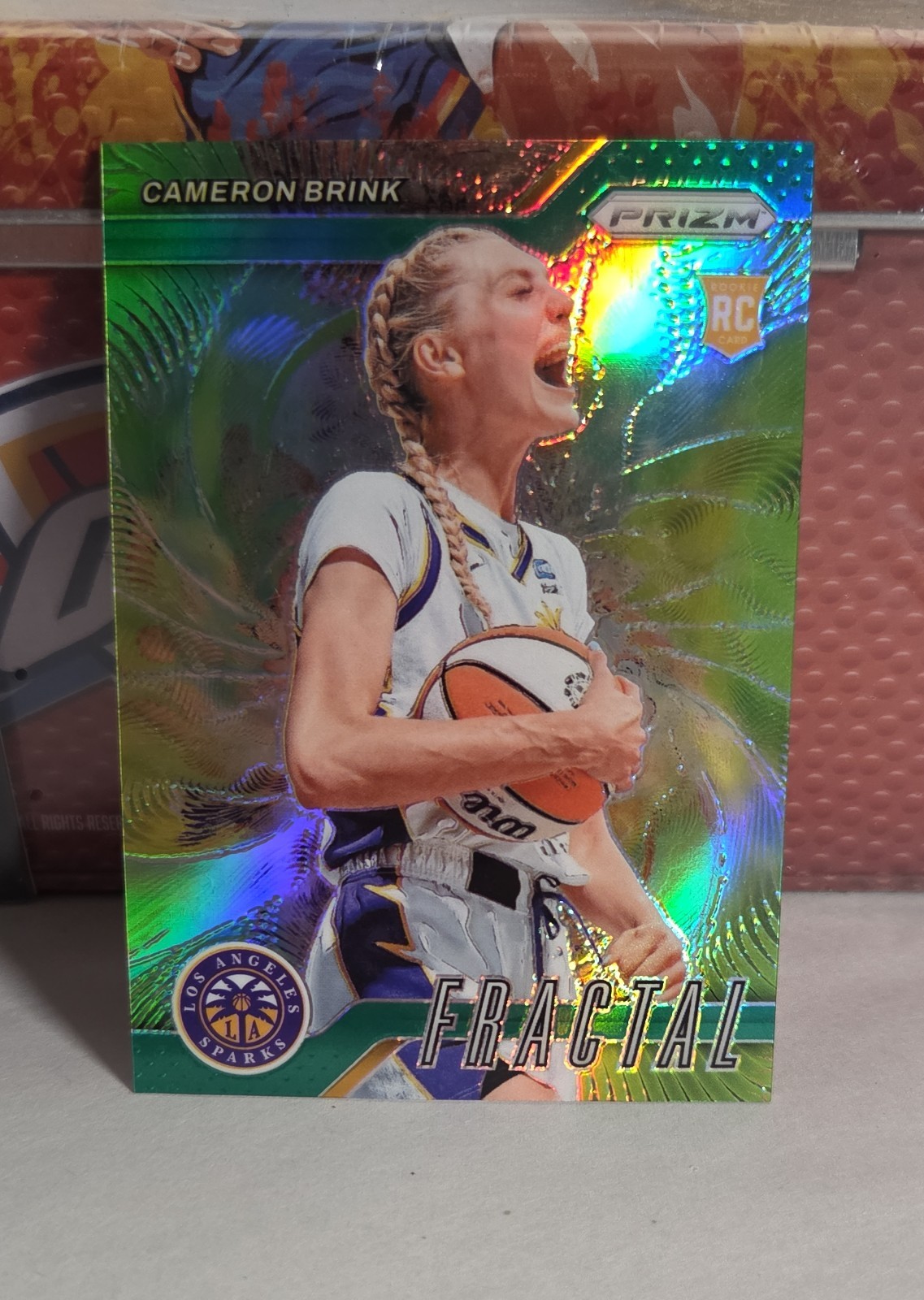 2024 Panini Prizm WNBA - Fractal Cameron Brink #5 Green Prizm (RC)