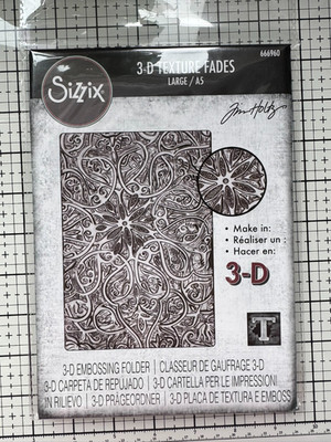 TIM HOLTZ - Sizzix - TEXTURE FADES - A5 - 666960 - 3D - OVP