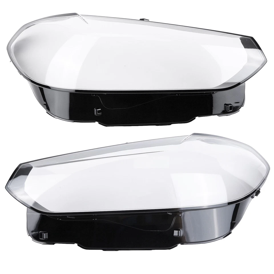 Un par de cubiertas de faros delanteros para BMW E83 X3 2004-2010 izquierda y derecha Foto 3 de 4