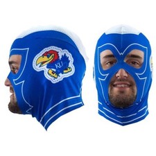 "Kansas Jayhawks Super Fan Face Mask - One Size Fits All "