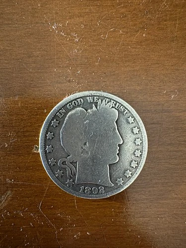 1892 Barber Half Dollar