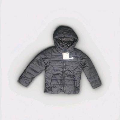 PUMA Kinder Winterjacke ESS Padded Jacket Gr. 110 - Neu mit Etikett, Schwarz''