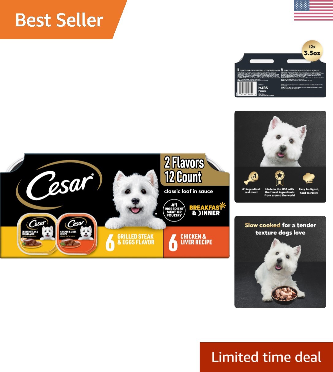 Variety Pack - Beef, Chicken & Steak Options For Dogs