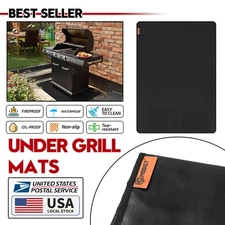 76"x51" Fire Pit Mat Thickened Fireproof Oil Proofing Wood Stove Under Grill
