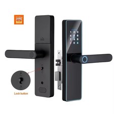 Smart Door Lock Set with Handle WiFi Keyless Entry Digital Keypad Smart Deadbolt