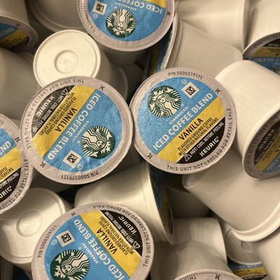 70 ct Starbucks K-Cup Iced Coffee Blend Vanilla No Box B206/87/24 Retails $65